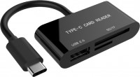 Купити кардридер / USB-хаб Gembird UHB-CR3-02  за ціною від 189 грн.