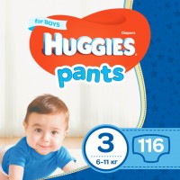 Купить подгузники Huggies Pants Boy 3 (/ 116 pcs) по цене от 1149 грн.