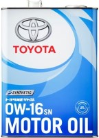 Купить моторное масло Toyota Motor Oil 0W-16 SN 4L  по цене от 1849 грн.
