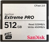 Купити карта пам'яті SanDisk Extreme Pro CFast 2.0 (512Gb) за ціною від 20824 грн.