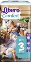 Купити підгузки Libero Comfort 3 (/ 60 pcs) за ціною від 694 грн.