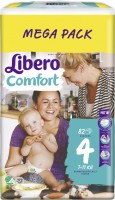 Купити підгузки Libero Comfort 4 (/ 82 pcs) за ціною від 899 грн.