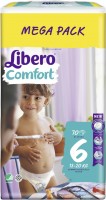 Купити підгузки Libero Comfort 6 (/ 70 pcs) за ціною від 899 грн.