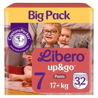 Купити підгузки Libero Up and Go 7 (/ 32 pcs) за ціною від 645 грн.