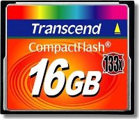Купити карта пам'яті Transcend CompactFlash 133x за ціною від 724 грн.