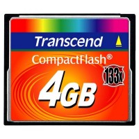 Купити карта пам'яті Transcend CompactFlash 133x (4Gb) за ціною від 720 грн.