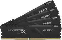 Купити оперативна пам'ять HyperX Fury Black DDR4 4x16Gb за ціною від 12400 грн.