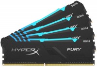 Купити оперативна пам'ять HyperX Fury DDR4 RGB 4x16Gb (HX434C16FB3AK4/64) за ціною від 11240 грн.