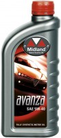 Купить моторное масло Midland Avanza 5W-40 1L  по цене от 463 грн.
