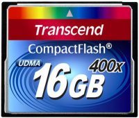 Купити карта пам'яті Transcend CompactFlash 400x (16Gb) за ціною від 899 грн.