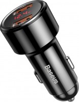 Купить зарядний пристрій BASEUS Magic Dual USB Quick Chargering Car Charger: цена от 279 грн.