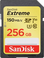 Купити карта пам'яті SanDisk Extreme SDXC Class 10 UHS-I U3 150MB/s (256Gb) за ціною від 1878 грн.