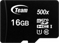 Купити карта пам'яті Team Group microSDHC Class 10 500x (16Gb) за ціною від 119 грн.
