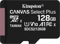 Купити карта пам'яті Kingston microSD Canvas Select Plus (microSDXC Canvas Select Plus 128Gb) за ціною від 329 грн.