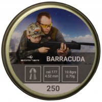 Купити кулі й патрони BORNER Barracuda 4.5 mm 0.7 g 250 pcs  за ціною від 395 грн.