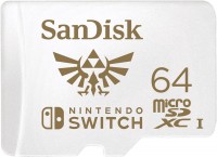 Купити карта пам'яті SanDisk microSDXC Memory Card For Nintendo Switch (64Gb) за ціною від 722 грн.