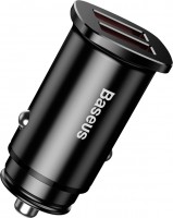Купить зарядное устройство BASEUS Square Metal 30W Dual Quick Car Charger: цена от 336 грн.