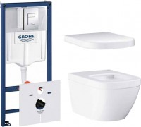 Купить инсталляция для туалета Grohe 38775001 WC  по цене от 12556 грн.