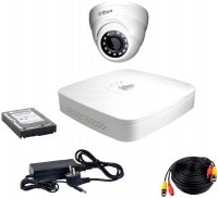 Купить комплект видеонаблюдения Dahua KIT-HDCVI-1D/HDD500  по цене от 8671 грн.