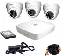 Купить комплект видеонаблюдения Dahua KIT-HDCVI-3D/HDD500  по цене от 11247 грн.