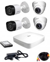 Купить комплект видеонаблюдения Dahua KIT-HDCVI-22WD/HDD500  по цене от 13030 грн.