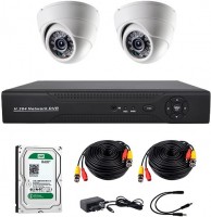 Купить комплект відеоспостереження CoVi Security AHD-2D Kit/HDD500: цена от 5513 грн.