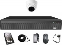 Купить комплект видеонаблюдения CoVi Security AHD-1D 5MP MasterKit/HDD500  по цене от 5850 грн.