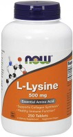 Купити амінокислоти Now L-Lysine 500 mg (250 tab) за ціною від 515 грн.