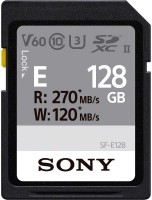 Купити карта пам'яті Sony SDXC SF-E Series UHS-II (128Gb) за ціною від 3374 грн.