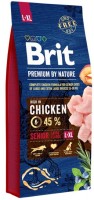 Купить корм для собак Brit Premium Senior L+XL 15 kg  по цене от 2274 грн.