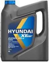Купити моторне мастило Hyundai XTeer Diesel Ultra 5W-40 4L  за ціною від 1062 грн.