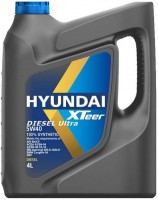 Купить моторное масло Hyundai XTeer Diesel Ultra 5W-40 4L  по цене от 1126 грн.