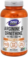 Купити амінокислоти Now Arginine/Ornithine (250 cap) за ціною від 1355 грн.