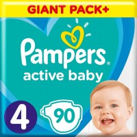 Купить подгузники Pampers Active Baby 4 (/ 90 pcs) по цене от 1149 грн.