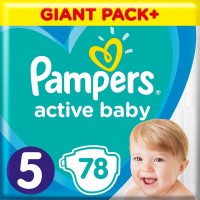 Купити підгузки Pampers Active Baby 5 (/ 78 pcs) за ціною від 1099 грн.