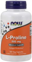 Купити амінокислоти Now L-Proline 500 mg (120 cap) за ціною від 557 грн.