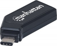 Купити кардридер / USB-хаб MANHATTAN USB-C Mini Multi-Card Reader  за ціною від 150 грн.