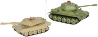 Купить танк на радиоуправлении Zegan M1A2 PK vs T34 1:32: цена от 2099 грн.