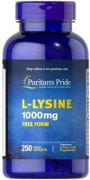 Купить аминокислоты Puritans Pride L-Lysine 1000 mg (60 cap) по цене от 430 грн.