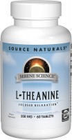 Купить аминокислоты Source Naturals L-Theanine 200 mg (60 cap) по цене от 1215 грн.