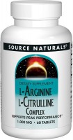 описание, цены на Source Naturals L-Arginine L-Citrulline Complex