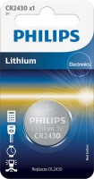 Купити акумулятор / батарейка Philips Minicells 1xCR2430  за ціною від 109 грн.