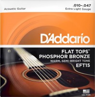 Купить струни DAddario Flat Top Phosphor Bronze 10-47: цена от 842 грн.