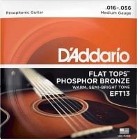 Купить струни DAddario Flat Top Phosphor Bronze 16-56: цена от 895 грн.