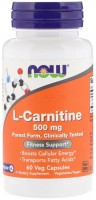 Купить спалювач жиру Now L-Carnitine 500 mg 60 cap: цена от 640 грн.