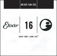 Купить струны Elixir Anti-Rust Plain Steel Single 16  по цене от 69 грн.