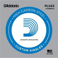 Купити струни DAddario Single Plain Steel 022  за ціною від 52 грн.