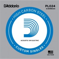 Купити струни DAddario Single Plain Steel 024  за ціною від 50 грн.