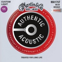 Купити струни Martin Authentic Acoustic Lifespan 2.0 Bronze 11-52  за ціною від 665 грн.