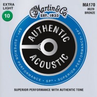 Купить струны Martin Authentic Acoustic SP Bronze 10-47  по цене от 358 грн.